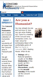 Mobile Screenshot of concordareahumanists.org