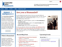 Tablet Screenshot of concordareahumanists.org